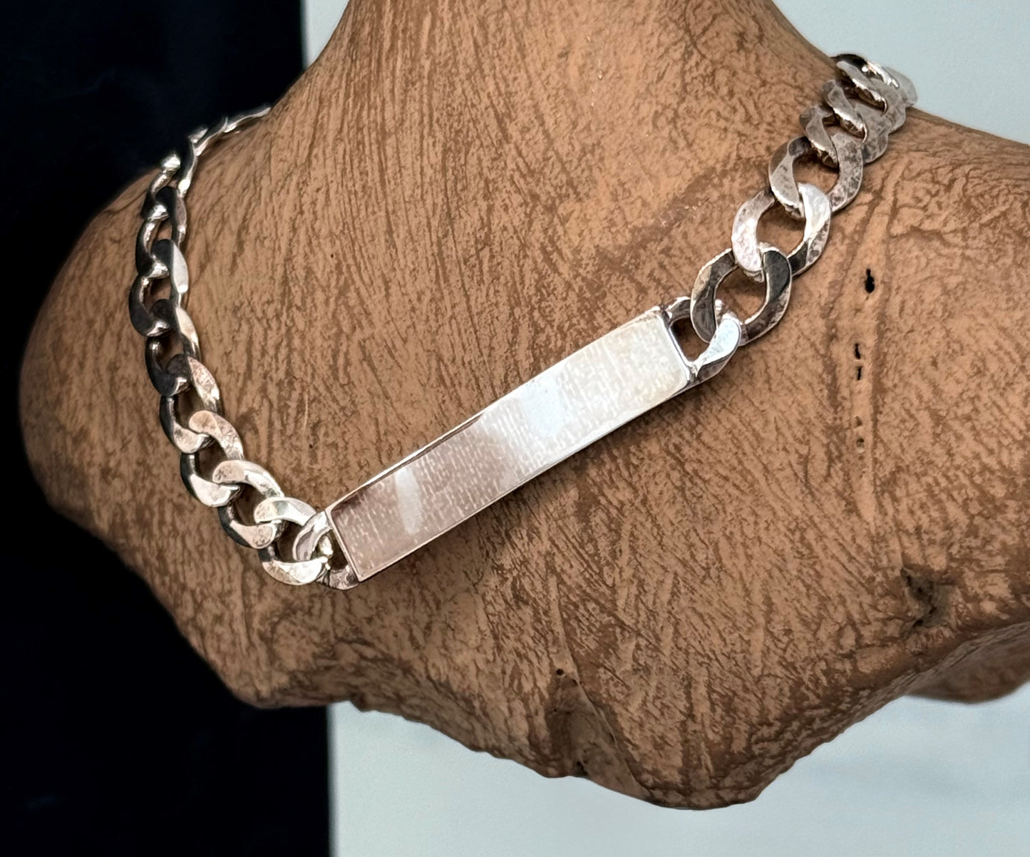 Silver 925 ID bracelet, engravable