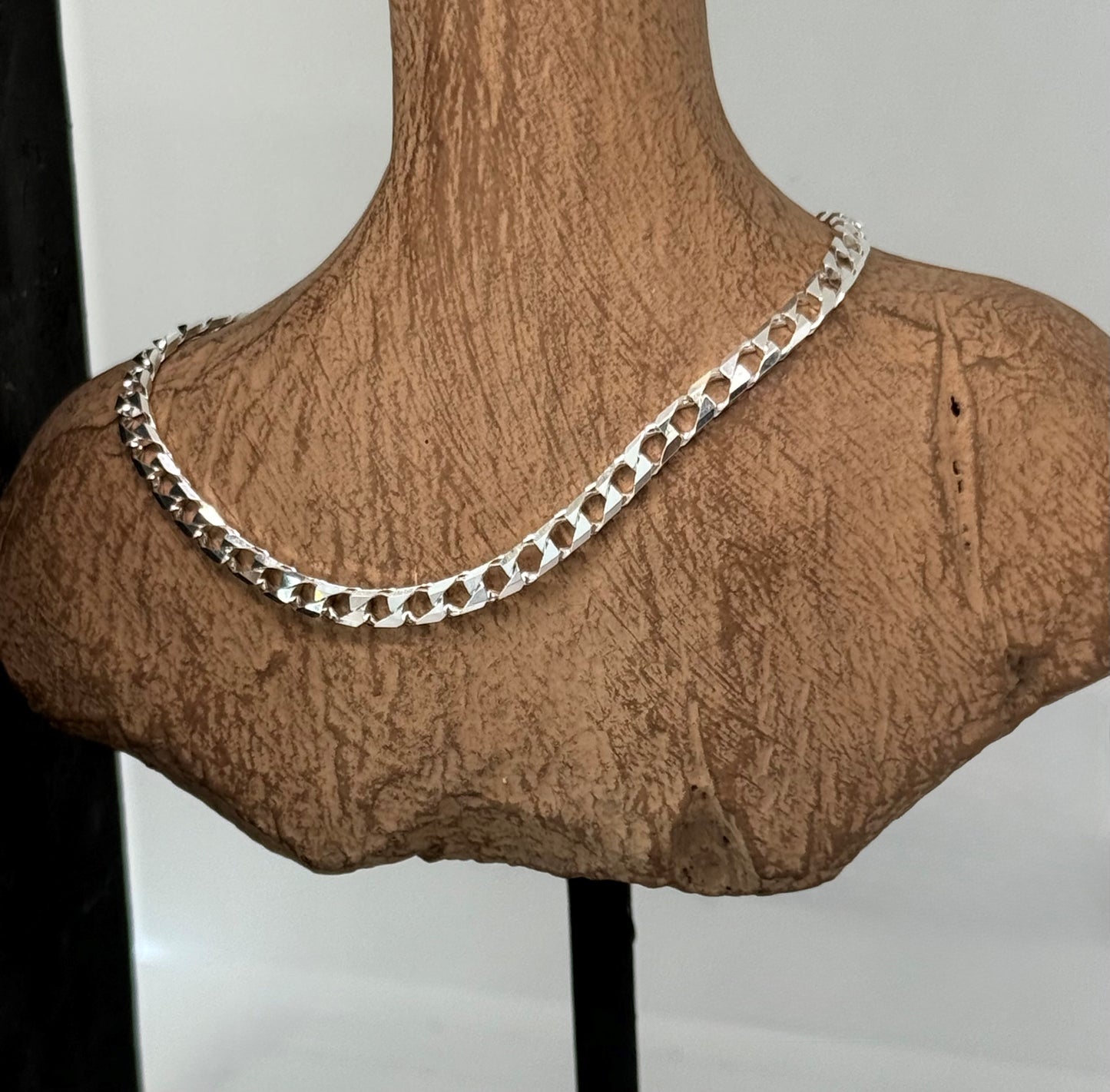 Silver 925 bracelet, single link sequence- small