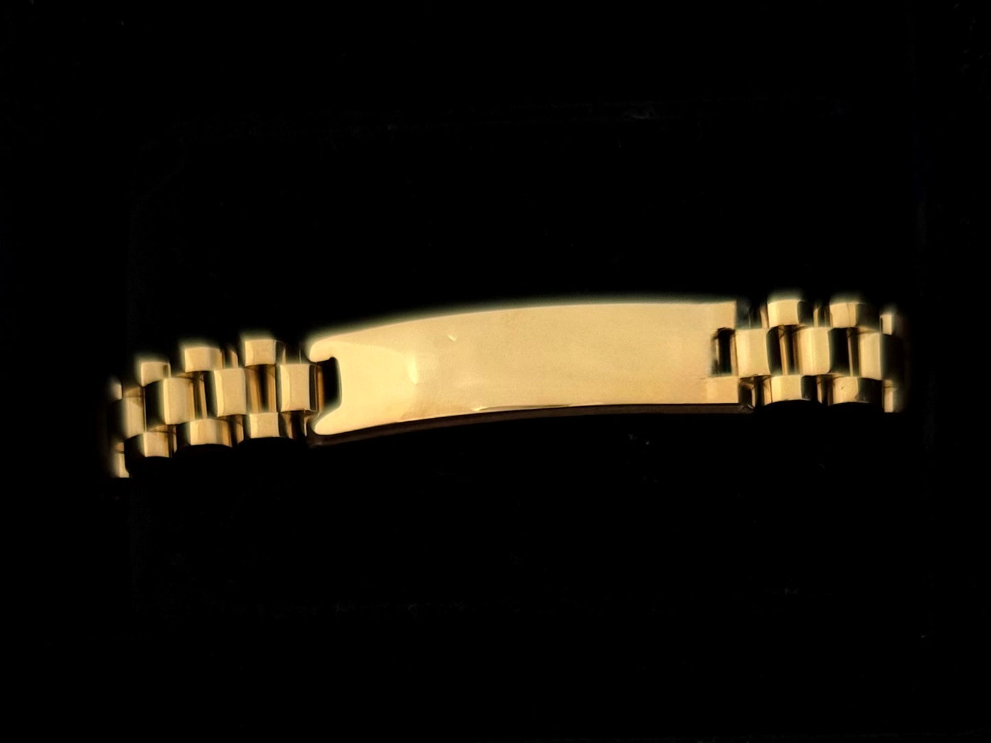 Stainless Gold ID bracelet