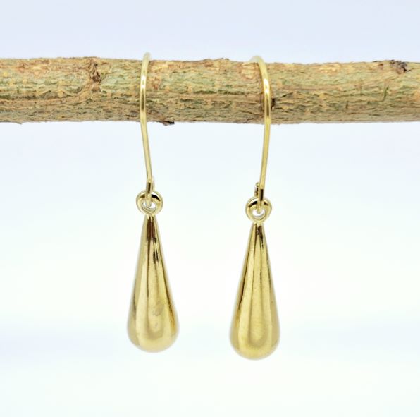 Touch of Gold Teardrop Earrings