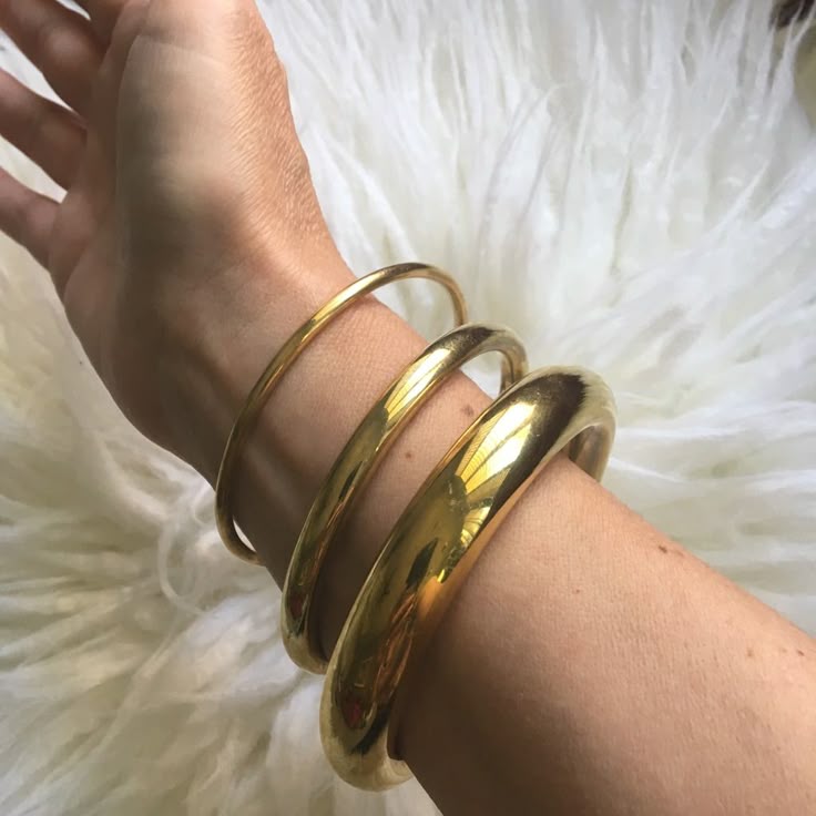 Solid Brass Bangles