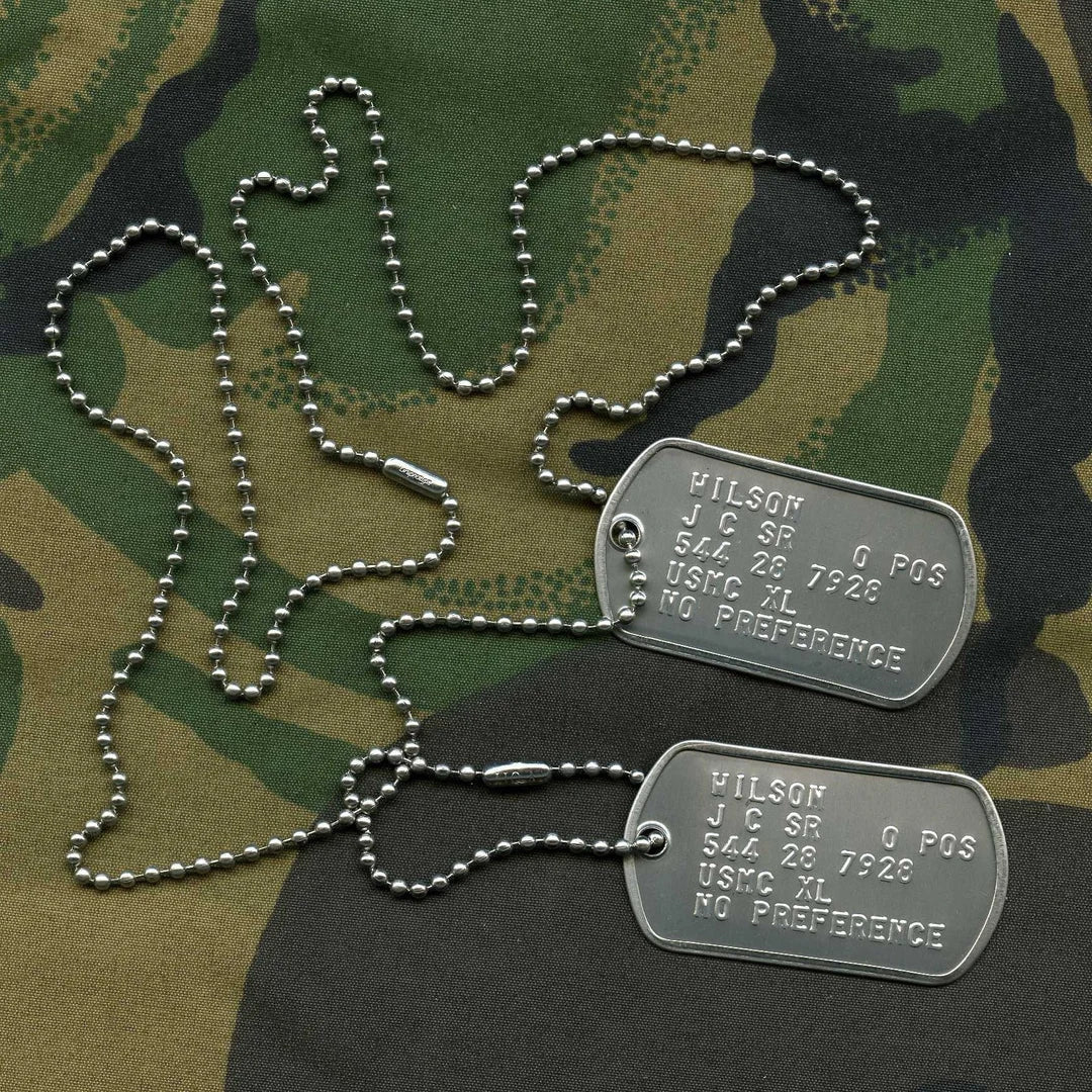 Stainless Steel Dog Tags/Army Chains