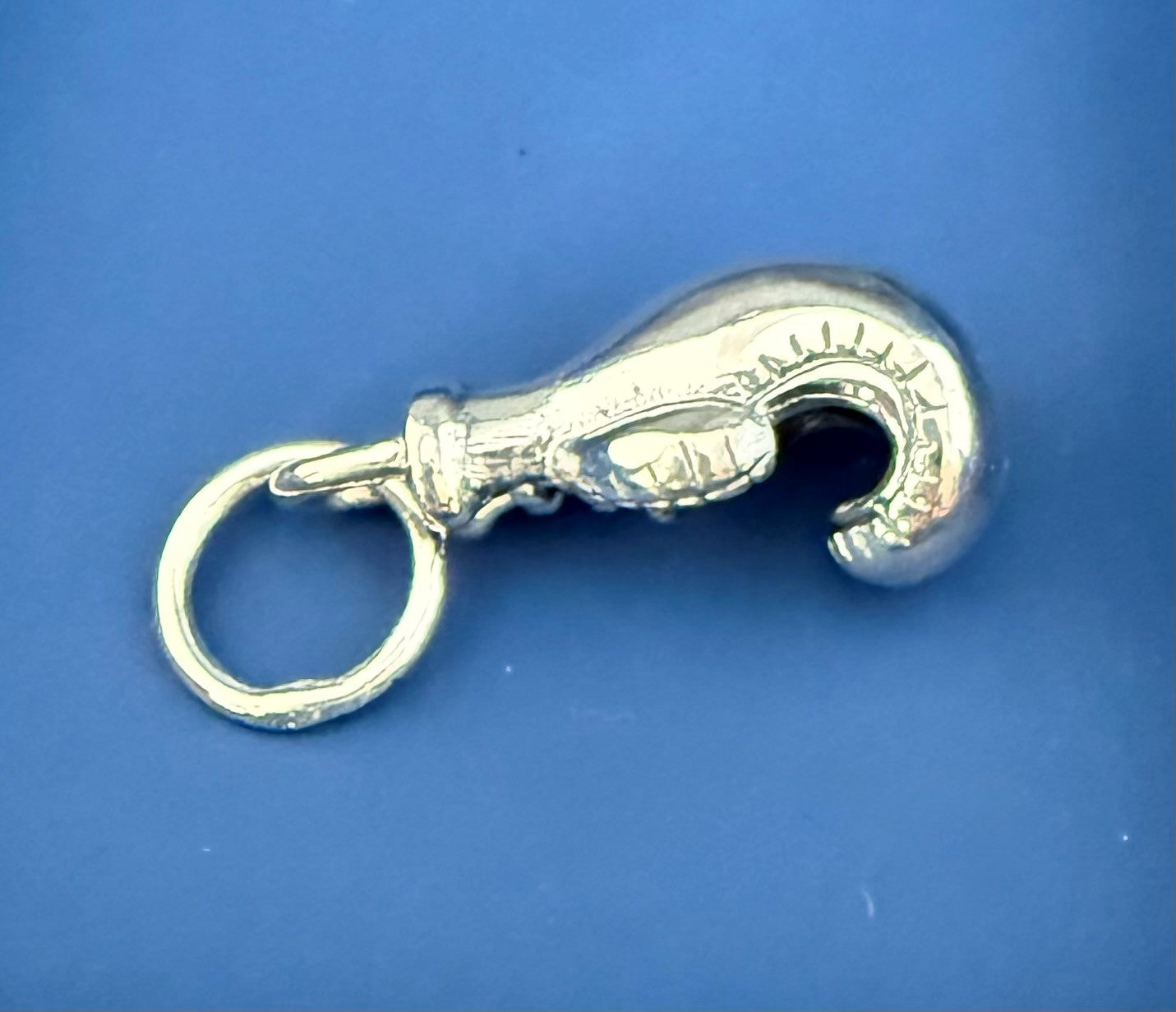 Sterling silver, 925, 3D boxing glove pendant