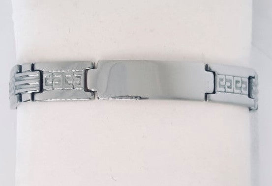 Stainless Silver ID bracelet