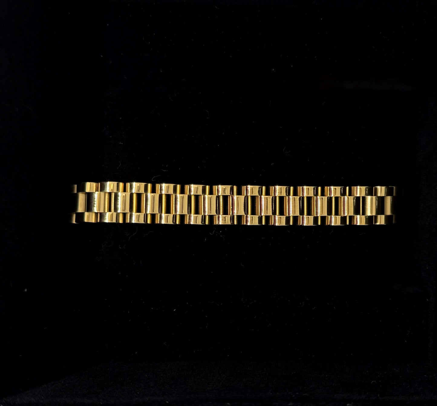 Stainless Gold watchstrap like bracelet